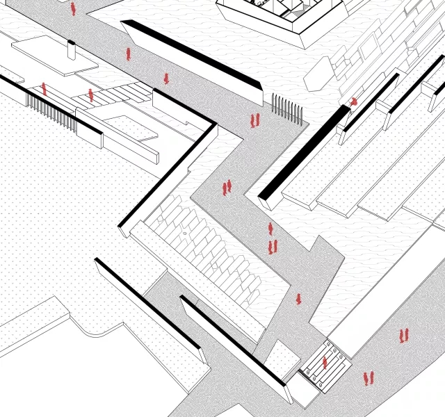 空間序列，天華建筑設計